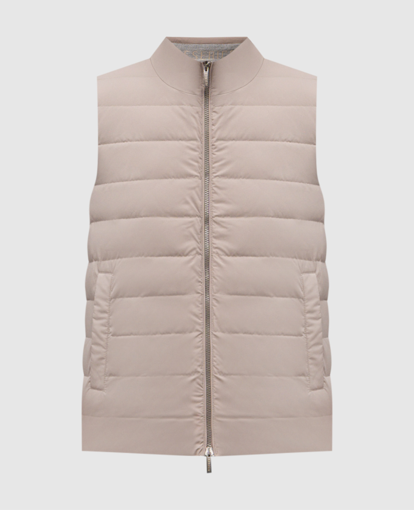 

Beige down vest Peserico