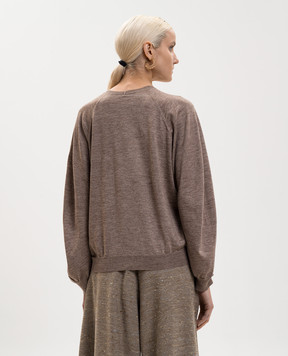 BOBOUTIC Pink cashmere, silk and linen jumper 5002