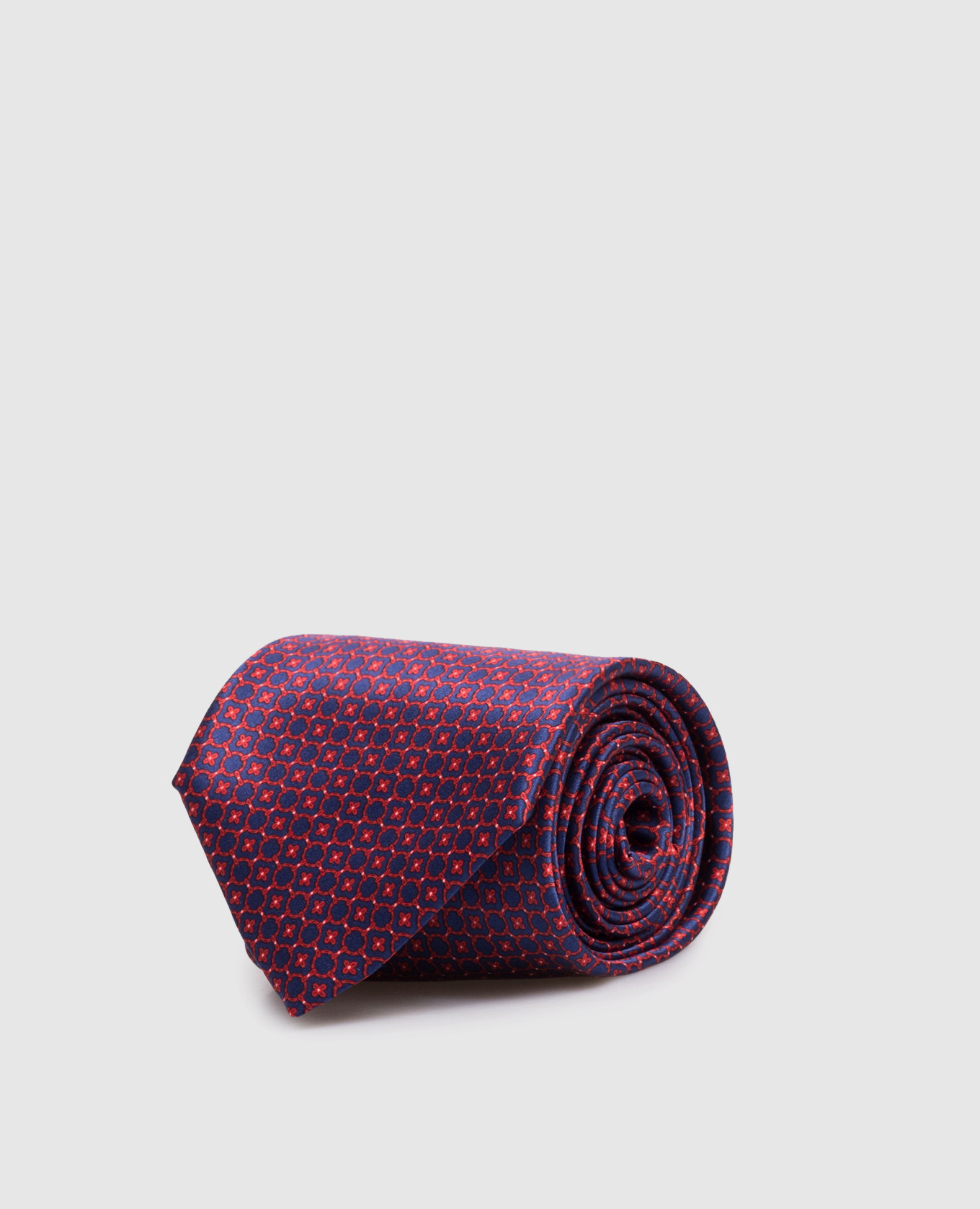 

Luxury patterned silk tie Stefano Ricci, Red