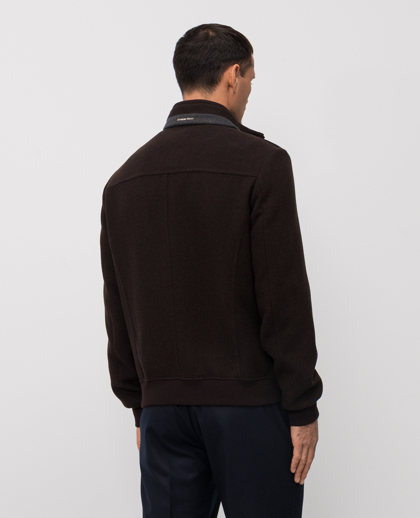 

Brown wool jacket Stefano Ricci