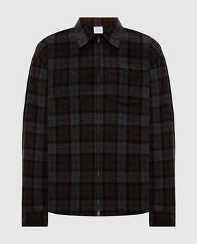 Vetements Shirt-style jacket with checked wool MH27SH064BC