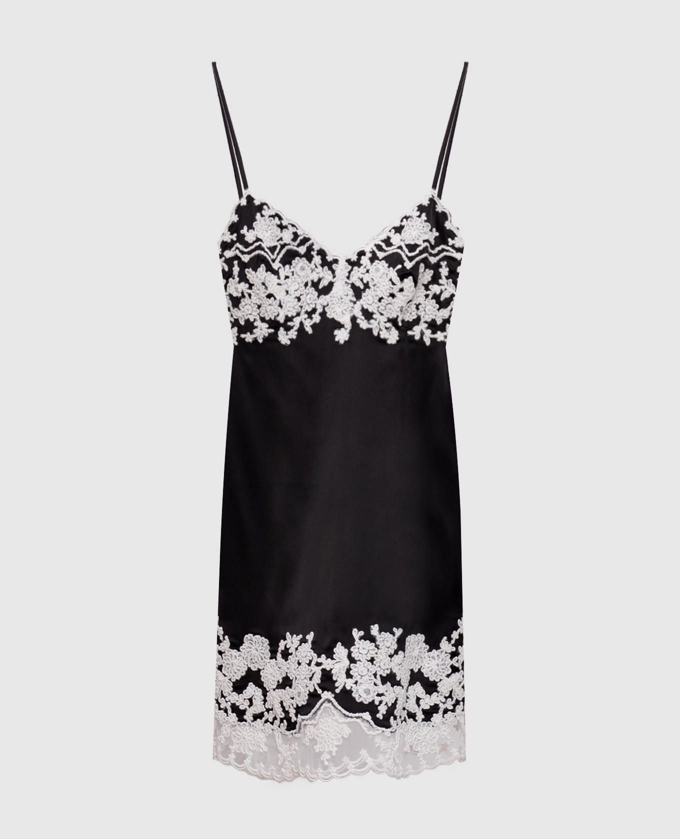 

Black mini dress with lace Ermanno Scervino