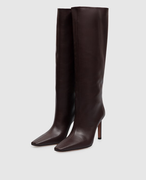 Babe Pay Pls Burgundy leather boots 523914KO3645