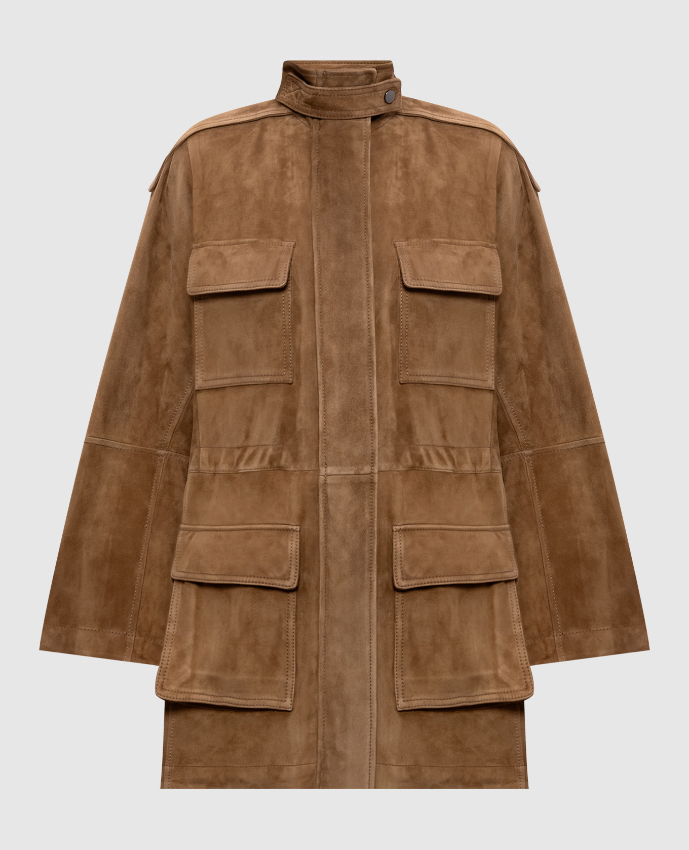 Brown suede jacket