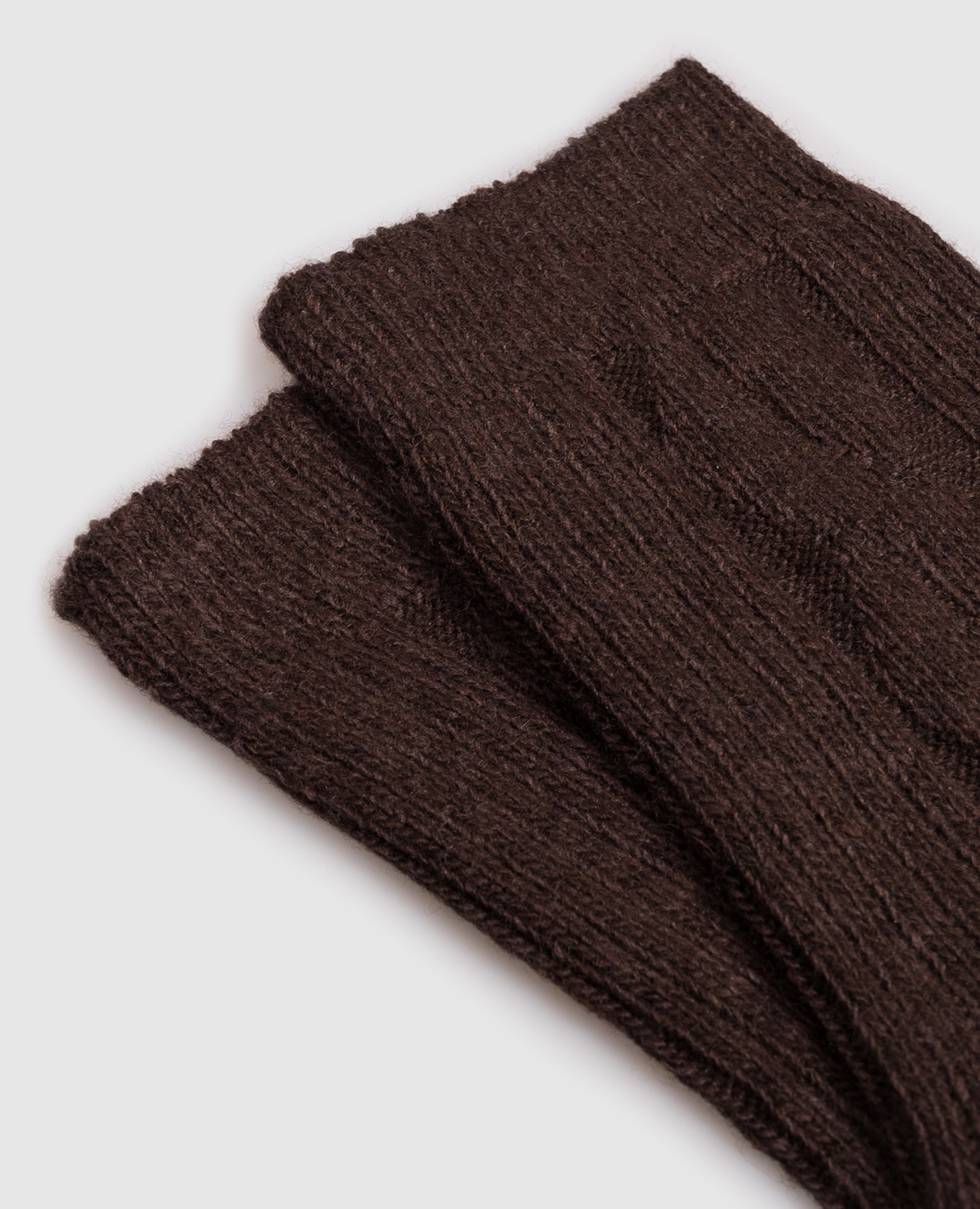 

Brown socks with wool and cashmere Peserico