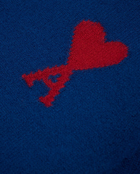 Ami Paris Children's blue wool sweater KKS847018