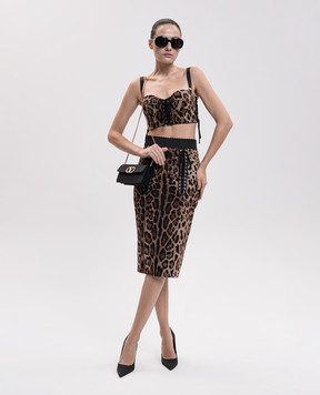 Dolce&Gabbana Leopard print skirt F4DC2TFSUBF