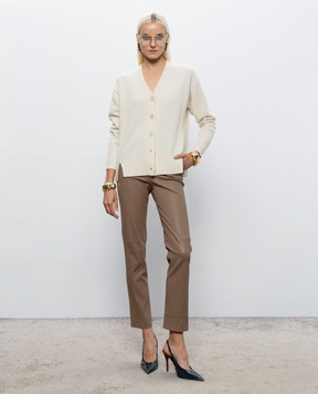 JOSEPH Beige cashmere cardigan Beata JF010001