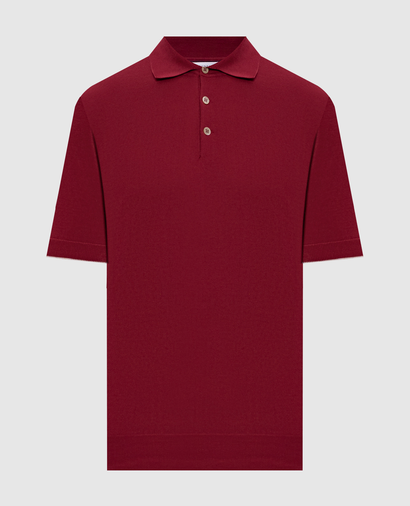 Burgundy polo