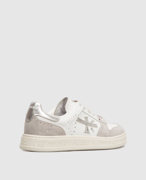 Premiata Quinn white leather sneakers QUINND8642