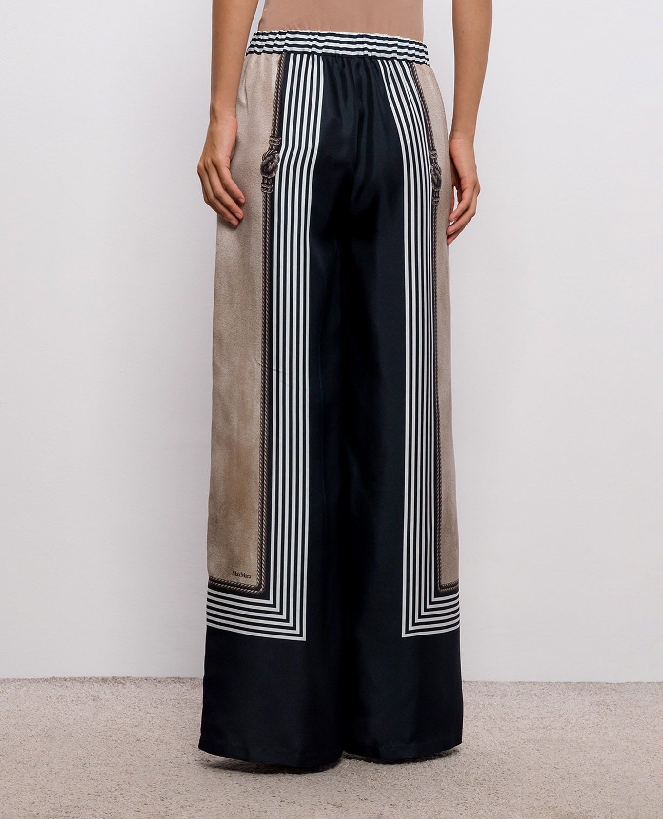 CARABO silk palazzo pants Max Mara 4