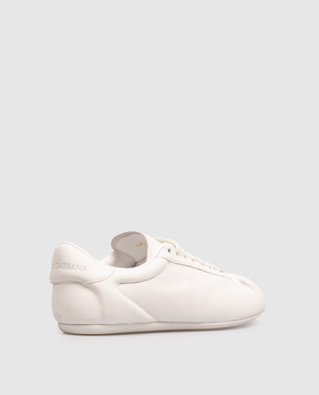 Dolce&Gabbana White leather Ballet sneakers CK2485A3O78