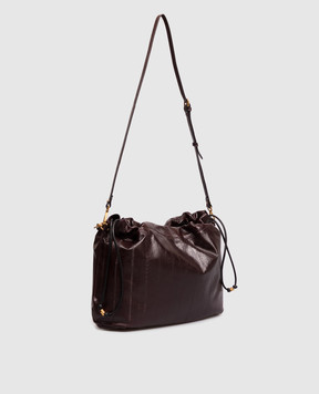 Gianni Chiarini Morgana burgundy glossy leather bag BS12260EEL