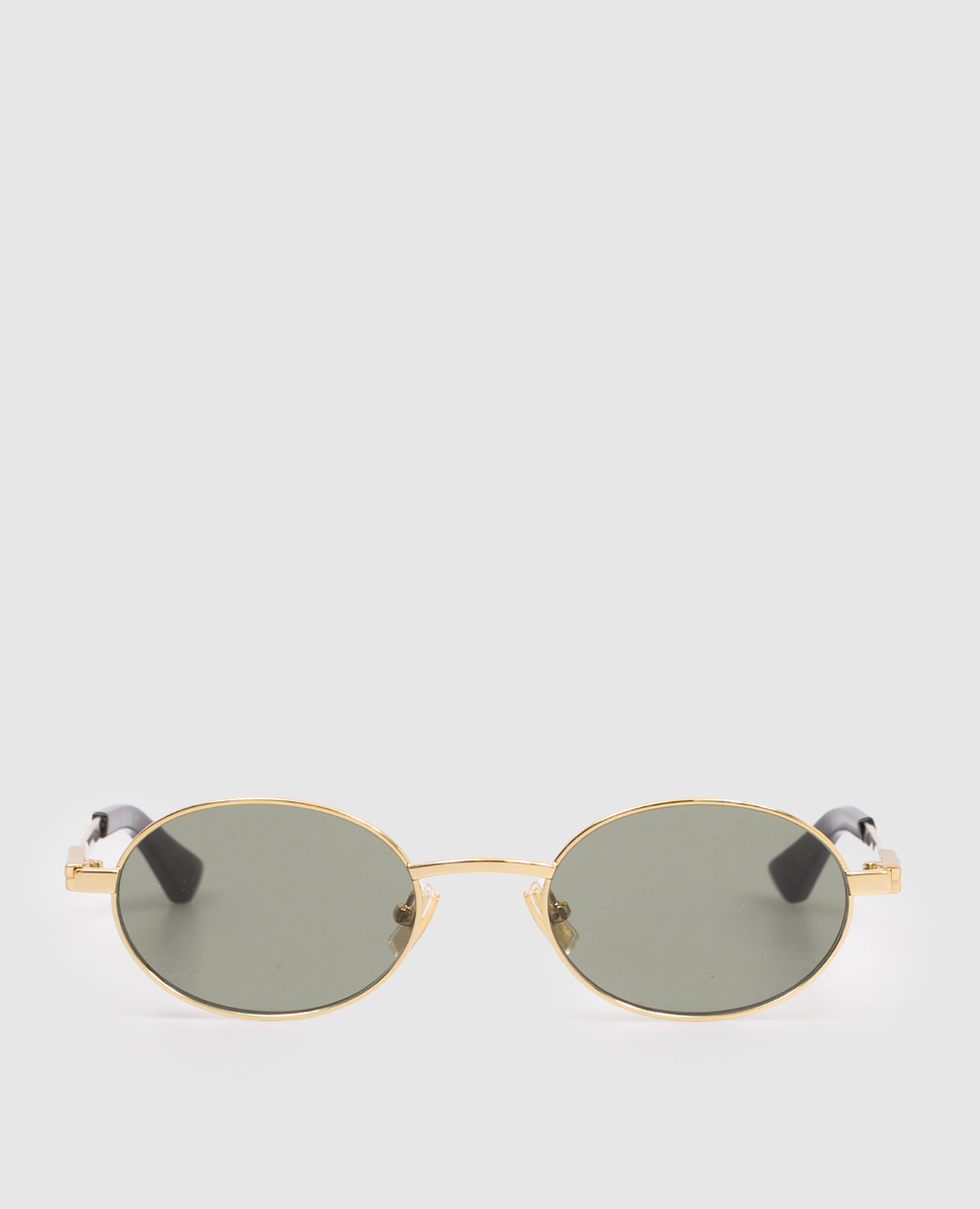 Gold oval sunglasses