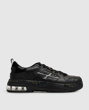 Premiata Drake black leather sneakers DRAKE