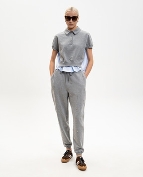 3.1 Phillip Lim Grey double-layered polo shirt E26110366TFT