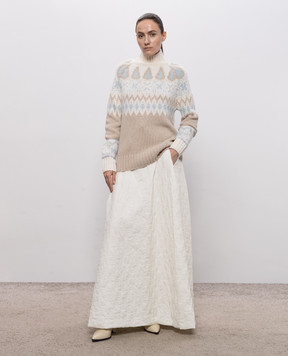 Herno Beige wool and cashmere sweater ML000081D70383