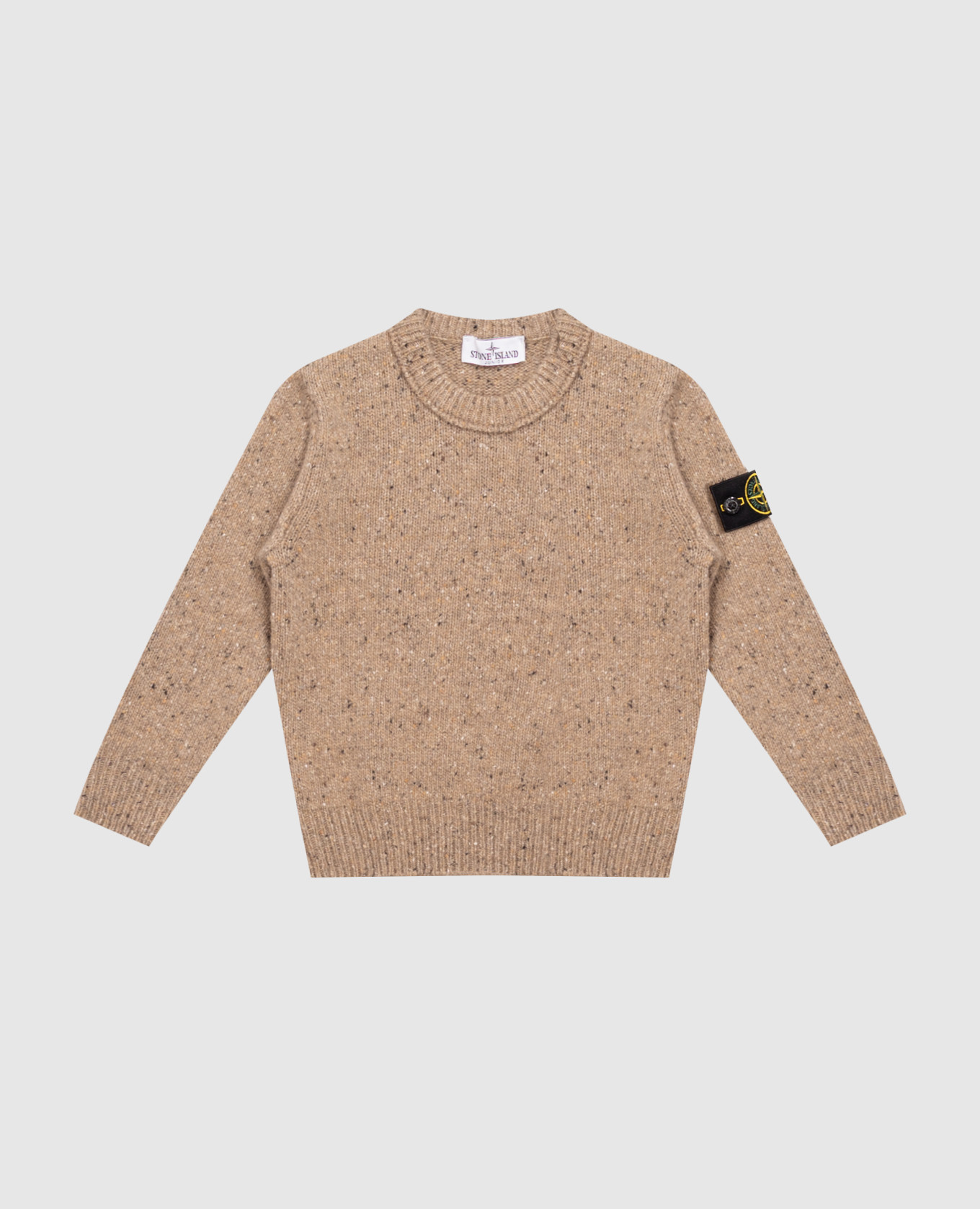 Children's brown sweater with wool