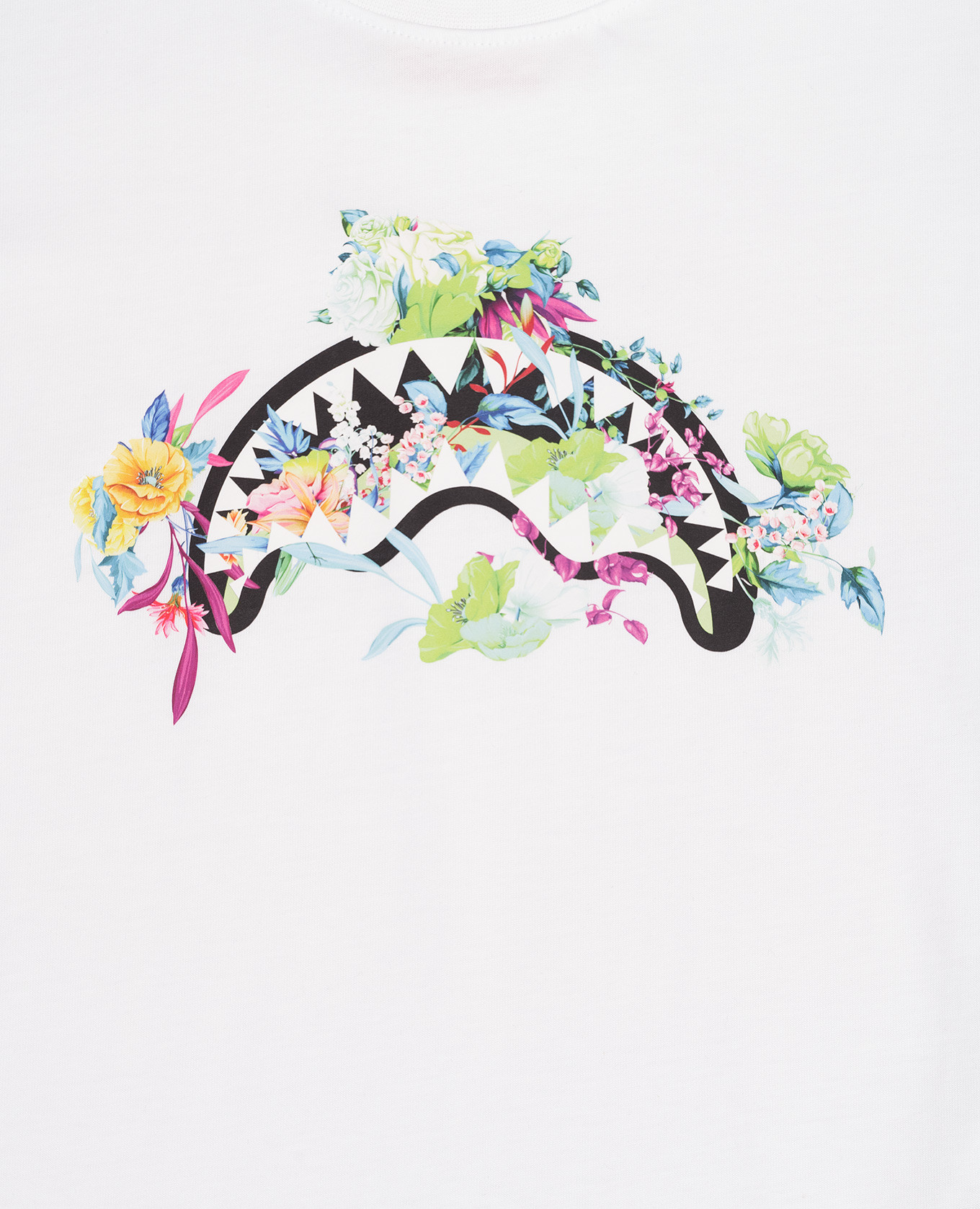 

Children's white Neon Floral T-shirt Sprayground