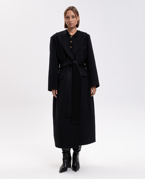 Jacob Lee Black cashmere and wool coat WWC0110AW26B