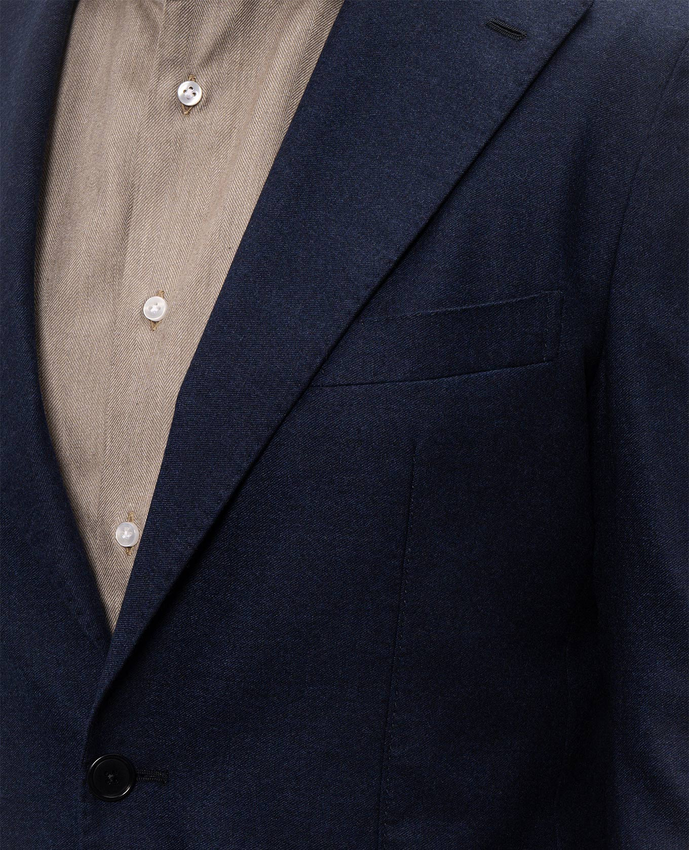 Blue wool blazer Pini Parma 5