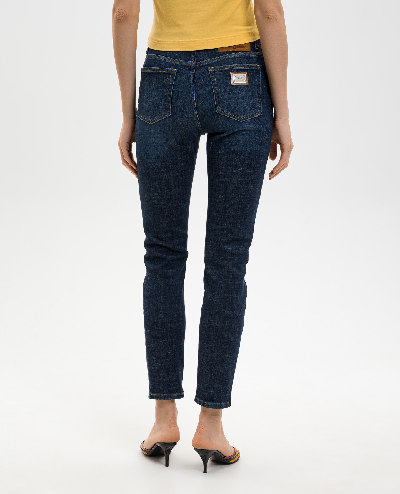 Blue jeans with a worn effect Dolce&Gabbana 4