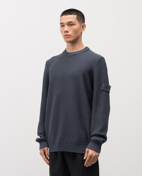 Stone Island Gray cashmere sweater L1S155100032S00FA