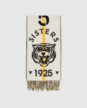 Fendi 5 Sisters Reversible Scarf FXT195B1V5
