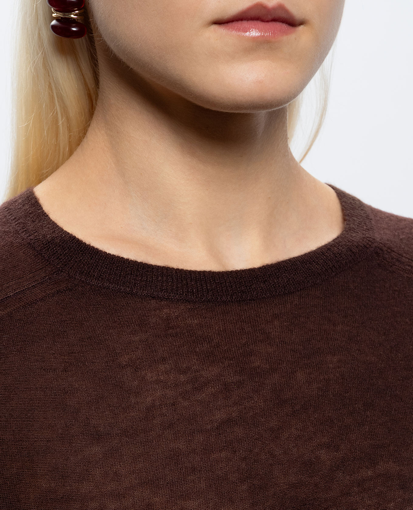 Brown Geras cashmere jumper JOSEPH 5