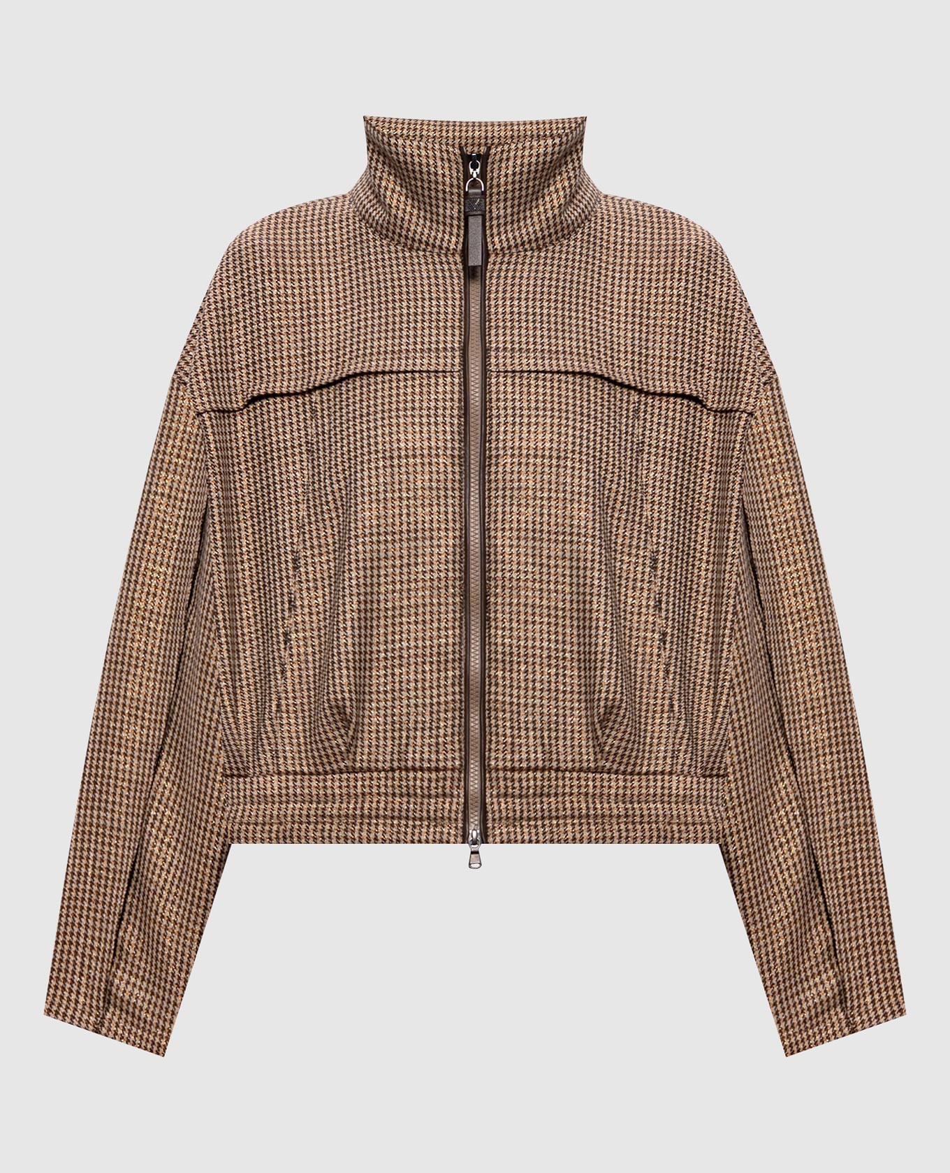 Patterned wool jacket