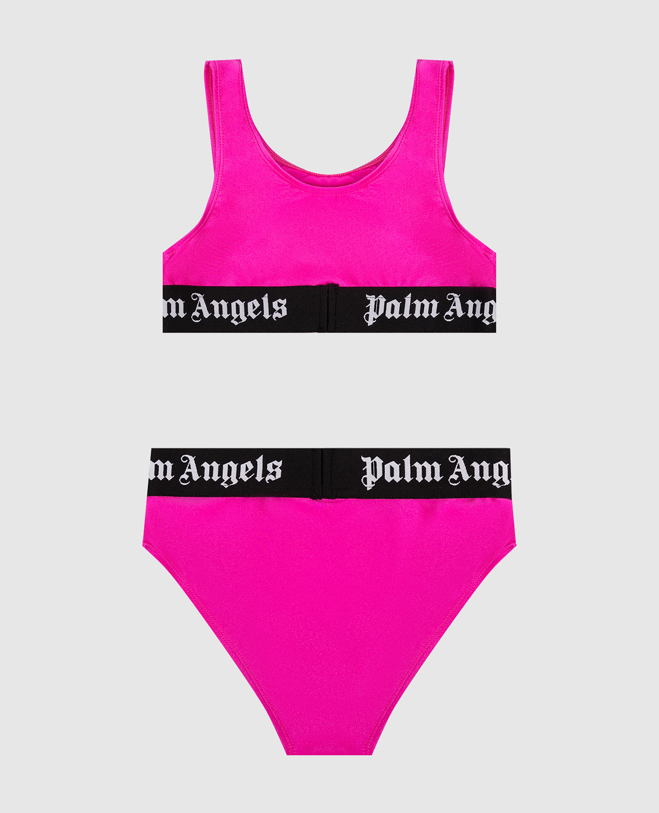 

Children's pink swimsuit with logo pattern Palm Angels