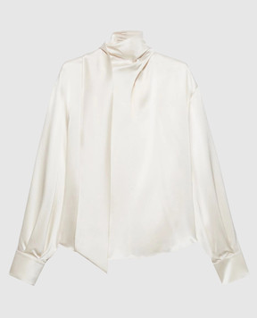 Max & Co Beige PASCIA silk blouse MCOPASCIA