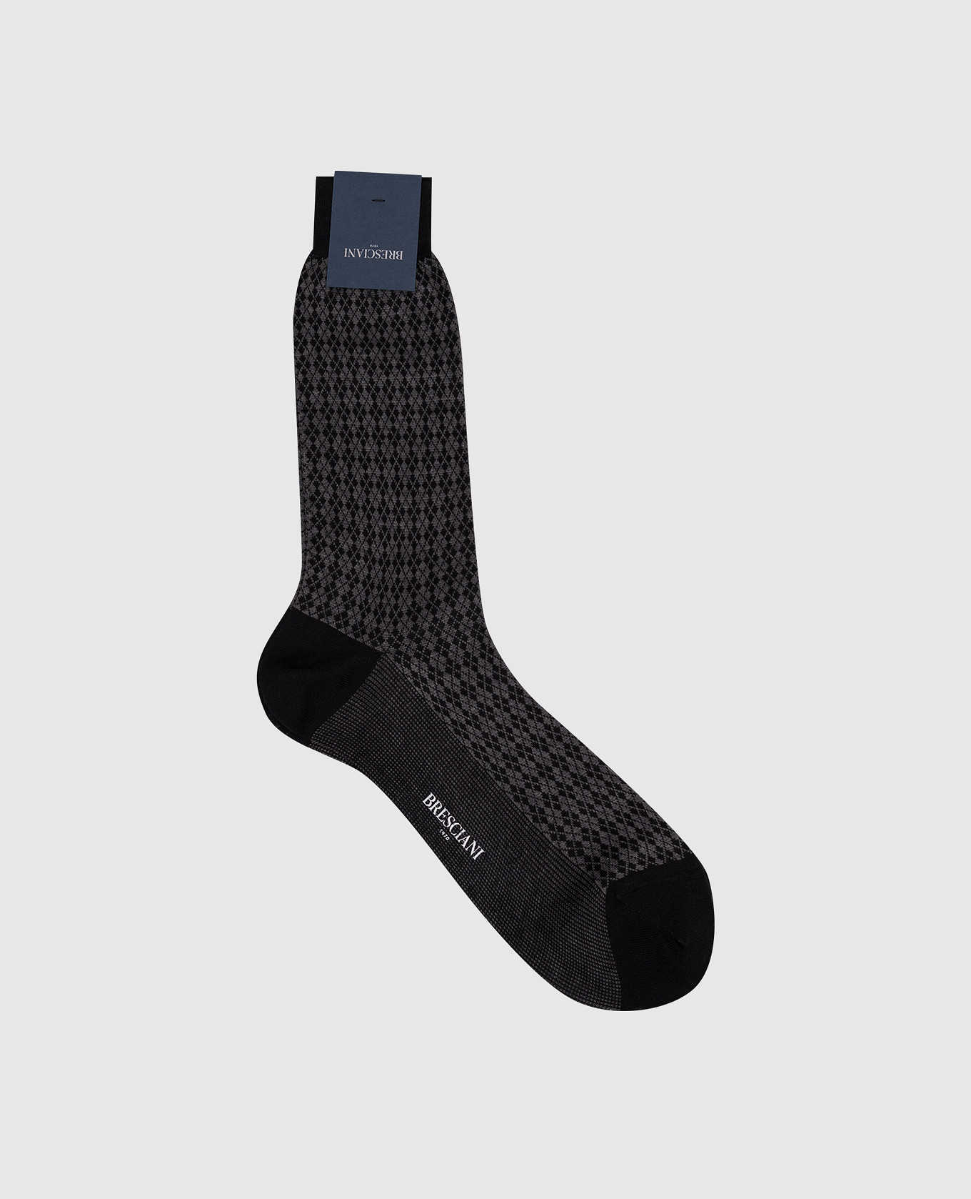 

Gray socks with a geometric pattern Bresciani, Grey