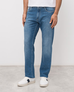 Trussardi Blue jeans with logo patch P403H204835NMJ380D74