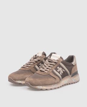 Premiata Brown Lander combination sneakers LANDER