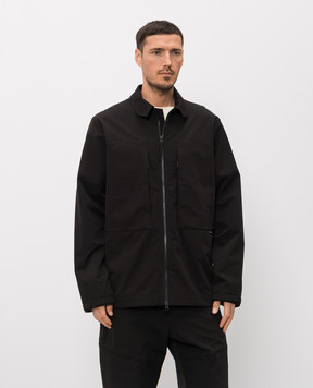 Riotdivision Black windbreaker with logo patch RD2PANGLRTSGEN1