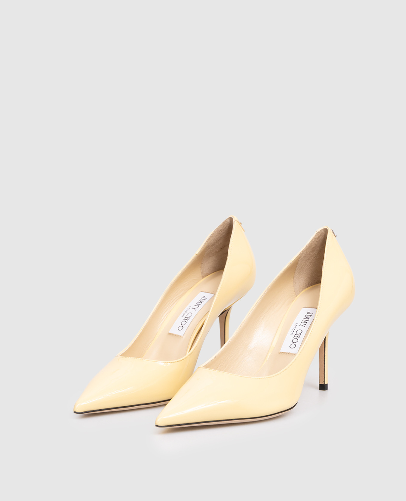 

Yellow patent leather Love shoes Jimmy Choo