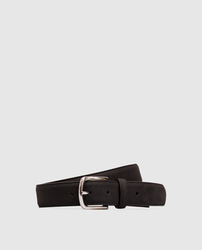 Enrico Mandelli Black nubuck belt MDL0027508