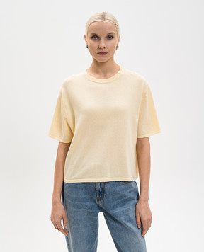 LISA YANG Rubie yellow cashmere top 2025145