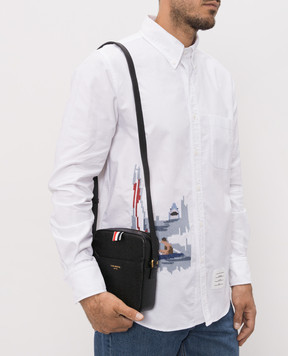 Thom Browne Black leather bag MAG420A00198