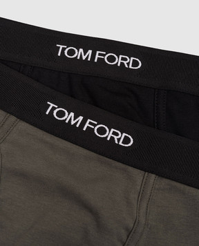 Tom Ford Boxer briefs set with contrast logo pattern T4XC31040