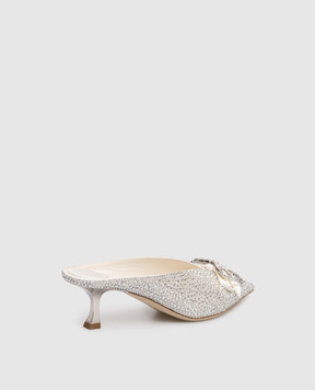Jimmy Choo Auria crystal mules AURIAMULE50BTN
