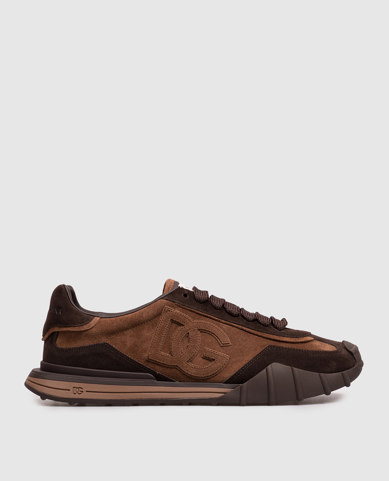 Dg Athletic brown suede sneakers