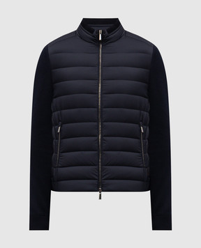 MooRER CATTANEO blue combined down jacket CATTANEOS3R