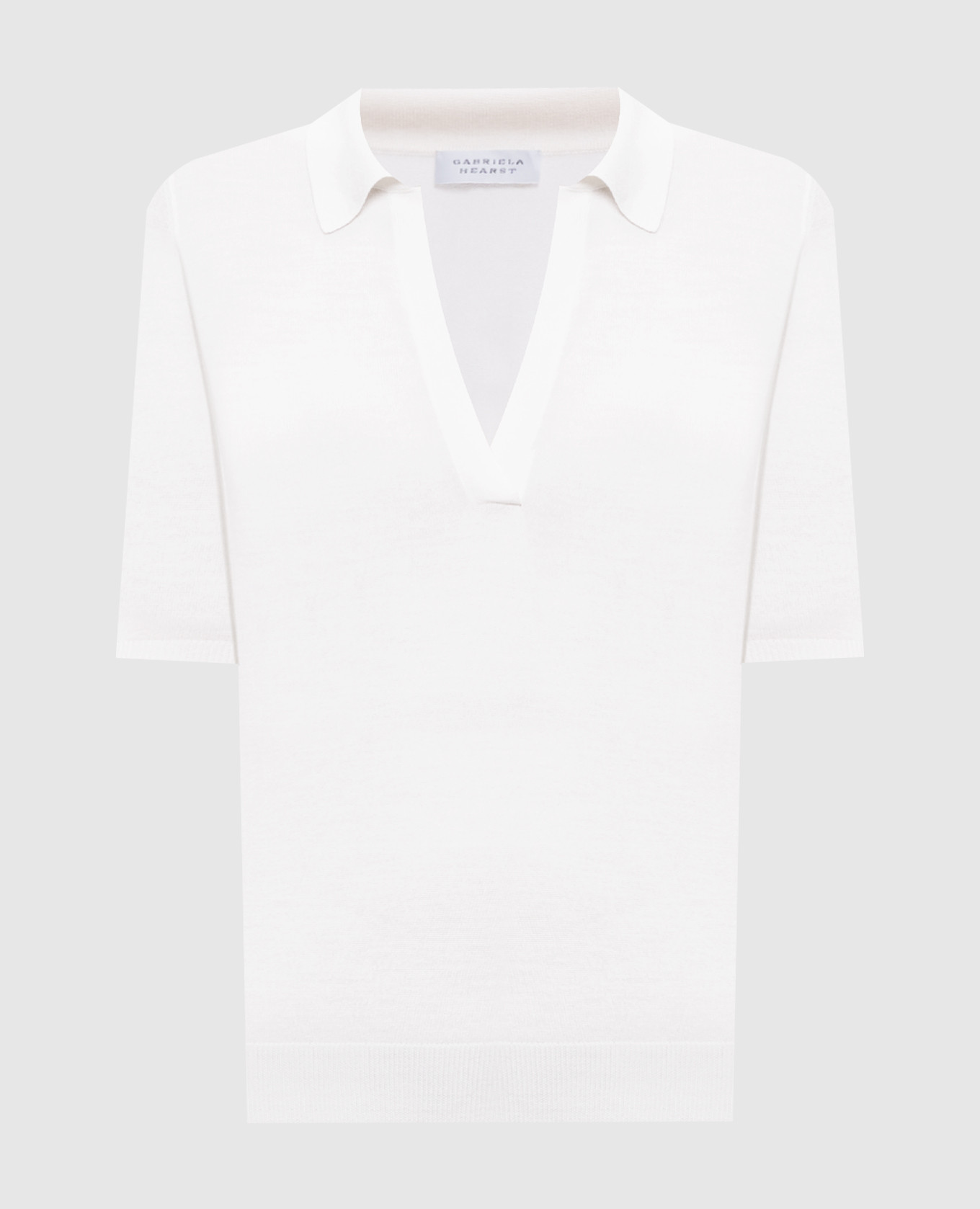 Frank ivory cashmere and silk top
