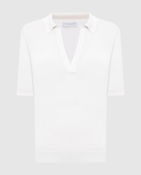 Gabriela Hearst Frank ivory cashmere and silk top X009330A003