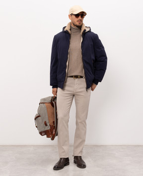 Brunello Cucinelli Grey jeans with emblem M277PB3210