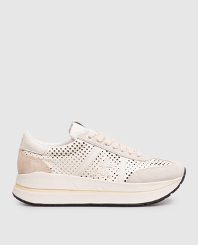 Premiata Bethcoin beige leather sneakers BETHCOIN8171