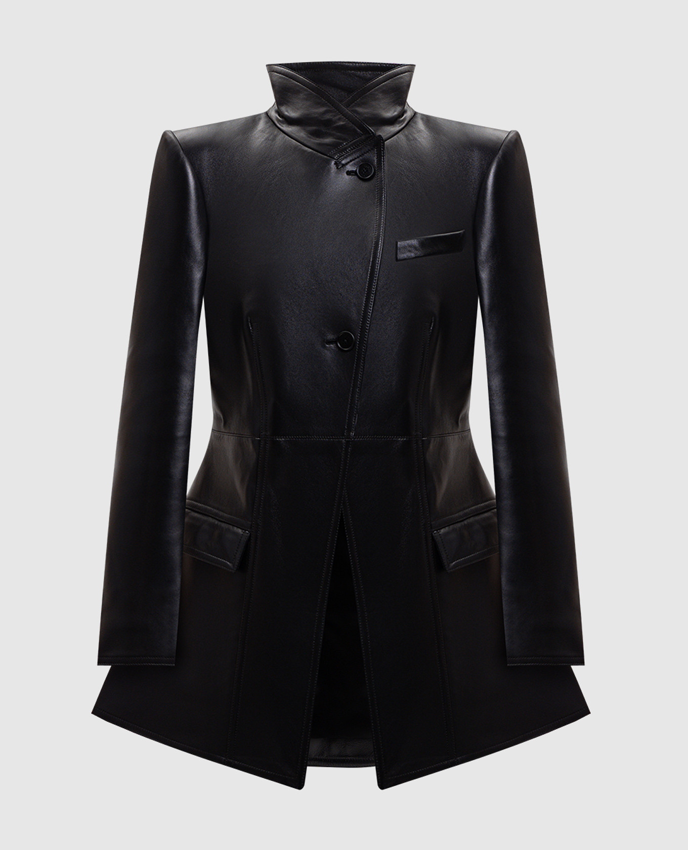 

Black leather jacket Alexander McQueen