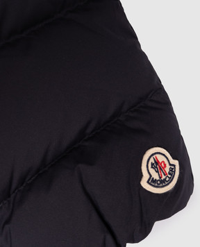 Moncler ENFANT Children's blue down pants with a patch L29512A00001597YW